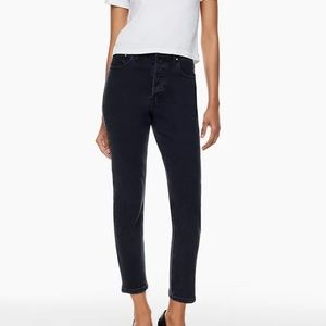 denim forum yoko high rise slim jeans 26L